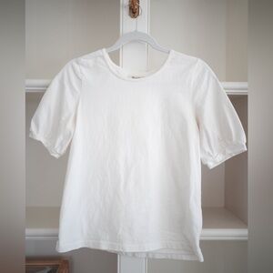 Madewell Women's White Short Sleeve Tee
